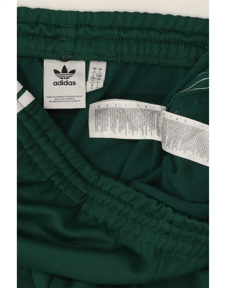 Adidas Pantalon de survêtement pour homme Pantalon de jogging Large Vert Polyester
