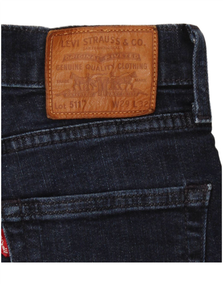 Levi's Jean Slim 511 Femme W29 L32 Bleu Marine Coton