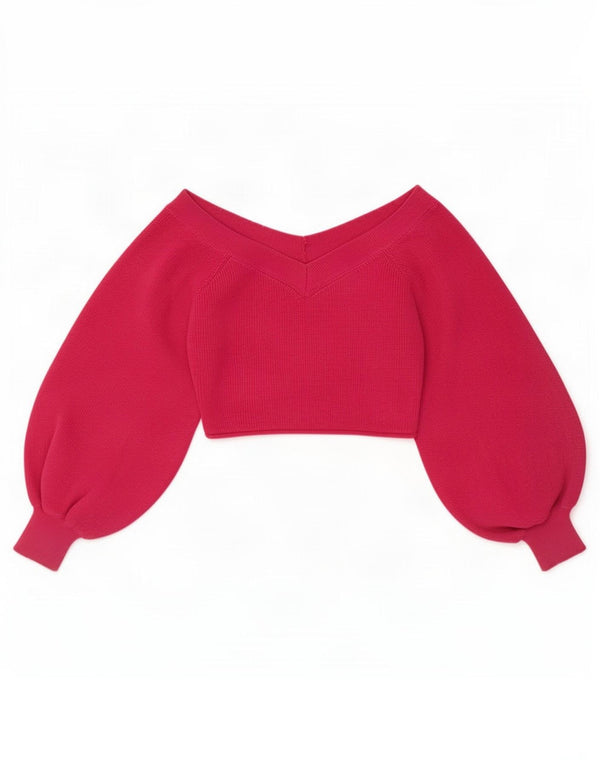 Zara Femme Boléro Jumper UK 8 Small Rose Viscose