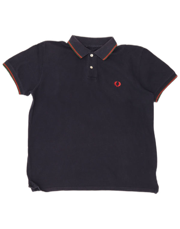 Fred Perry Polo Homme Bleu Marine Moyen Coton