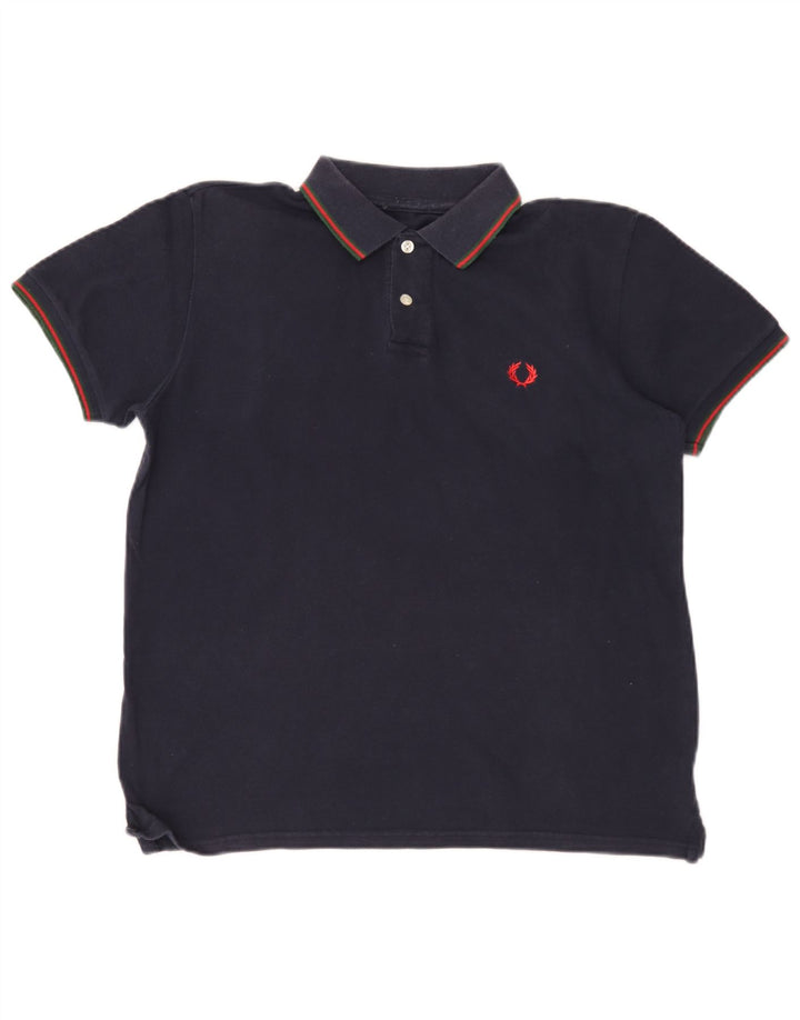 Fred Perry Polo Homme Bleu Marine Moyen Coton