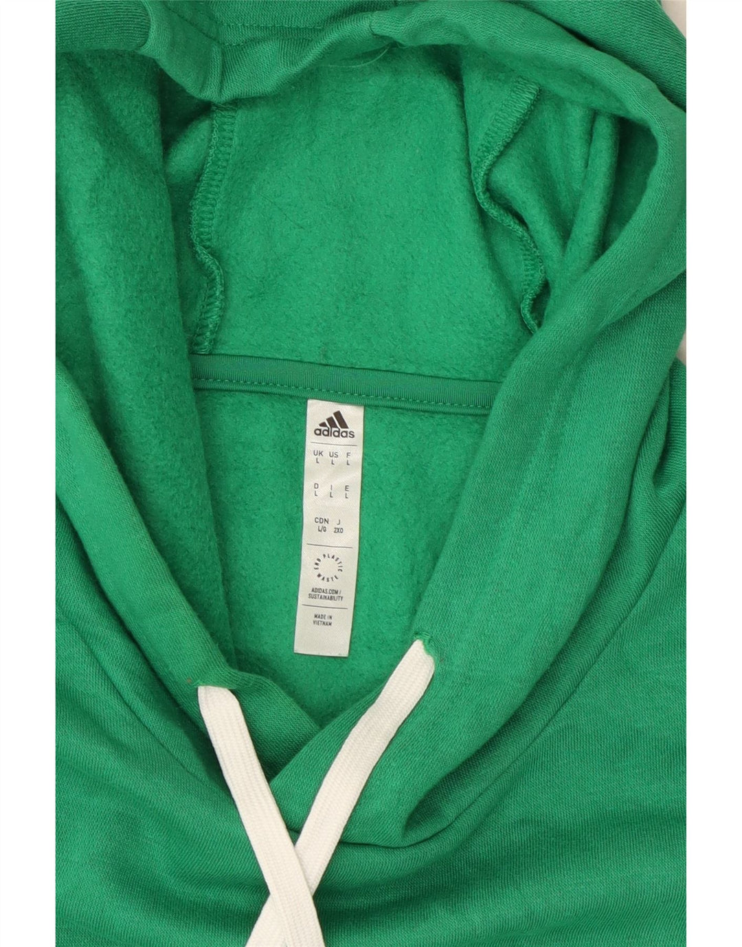 Adidas Pull à capuche pour homme Vert Taille L