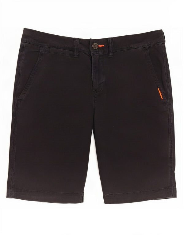 Superdry Short Chino Slim Fit W30 Homme Noir Moyen Coton