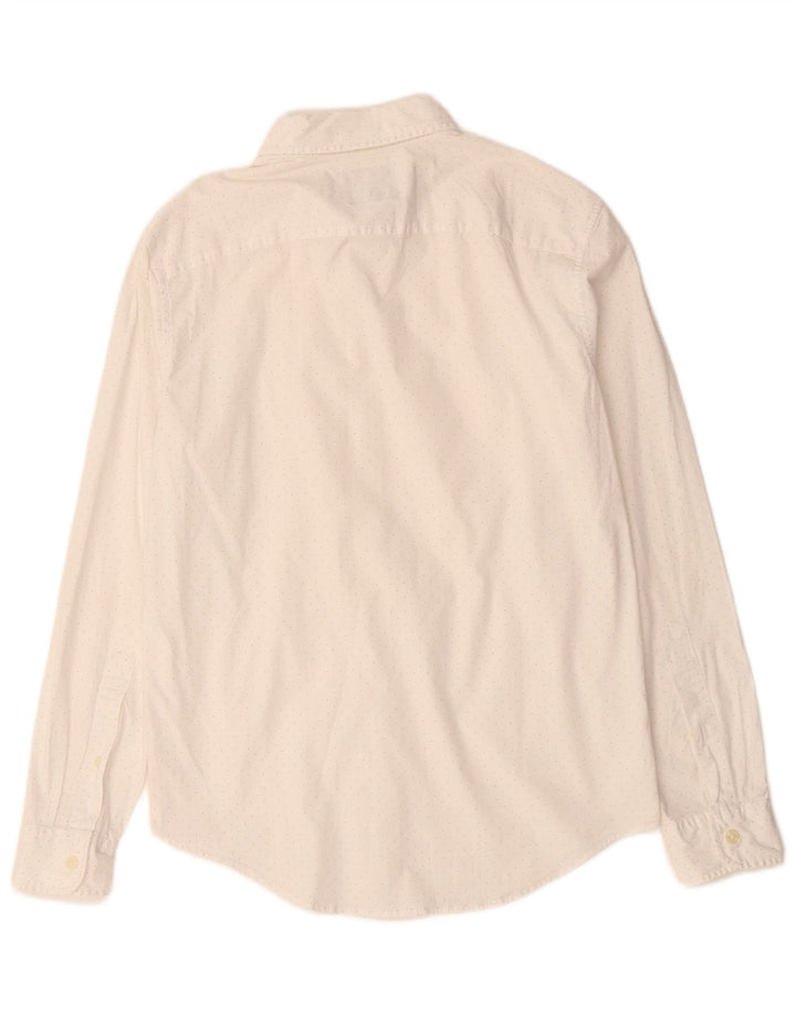 Abercrombie & Fitch Chemise Homme Medium Blanc Tacheté