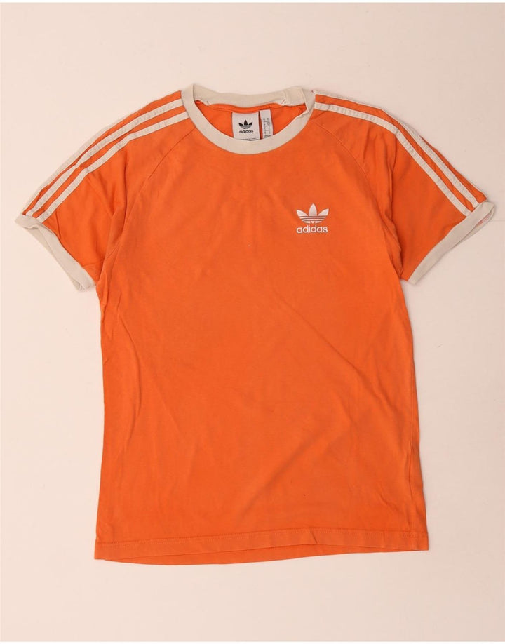 Adidas T-Shirt Homme Haut Petit Orange Coton