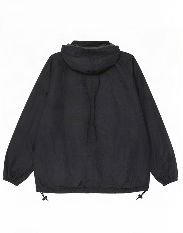 Dickies Veste de pluie à capuche pour homme UK 40 Large Bleu marine Polyester