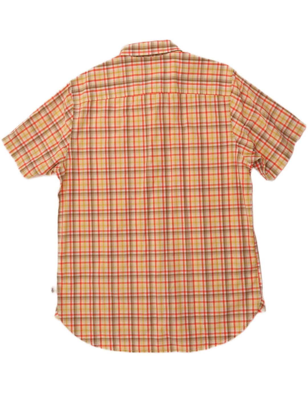TIMBERLAND Chemise Grant Fit Regular Fit Homme Orange à Carreaux