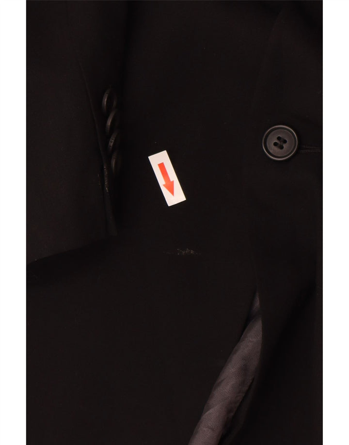 Ted Baker Veste blazer à 3 boutons pour homme US 42 XL Noir Laine vierge