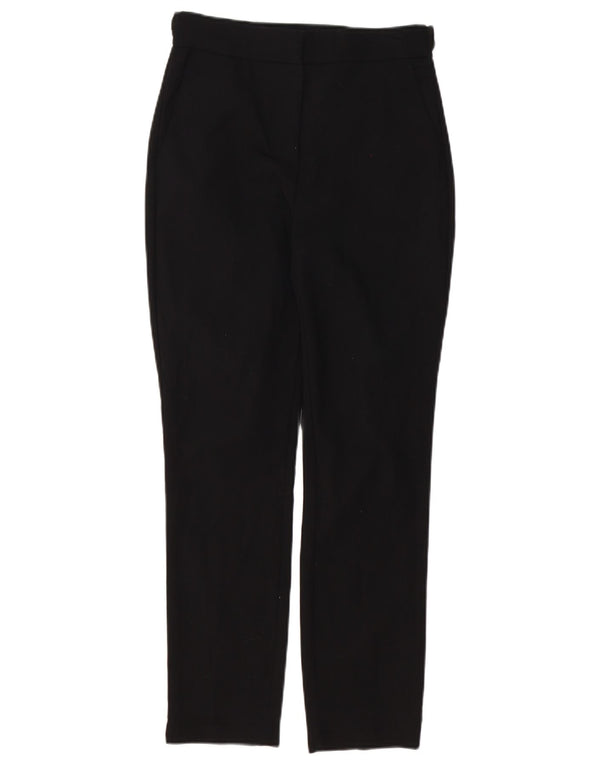 Pantalon Chino Slim Femme Zara Petit W26 L27 Noir