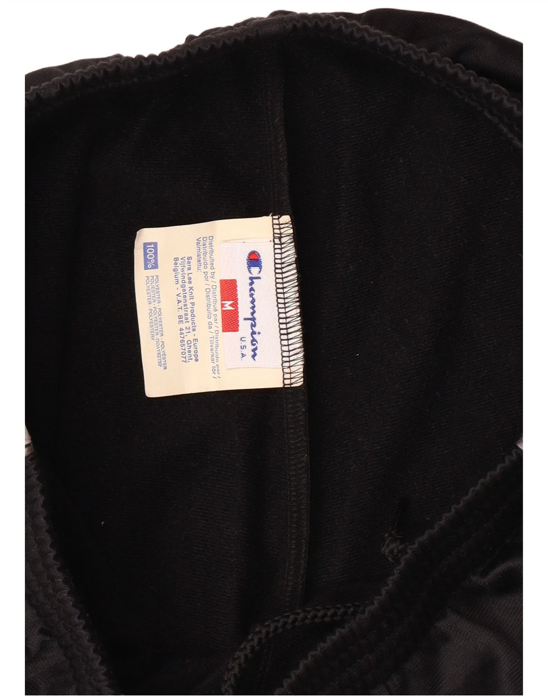 CHAMPION Pantalon de Survêtement Graphique Homme Noir Moyen Polyester