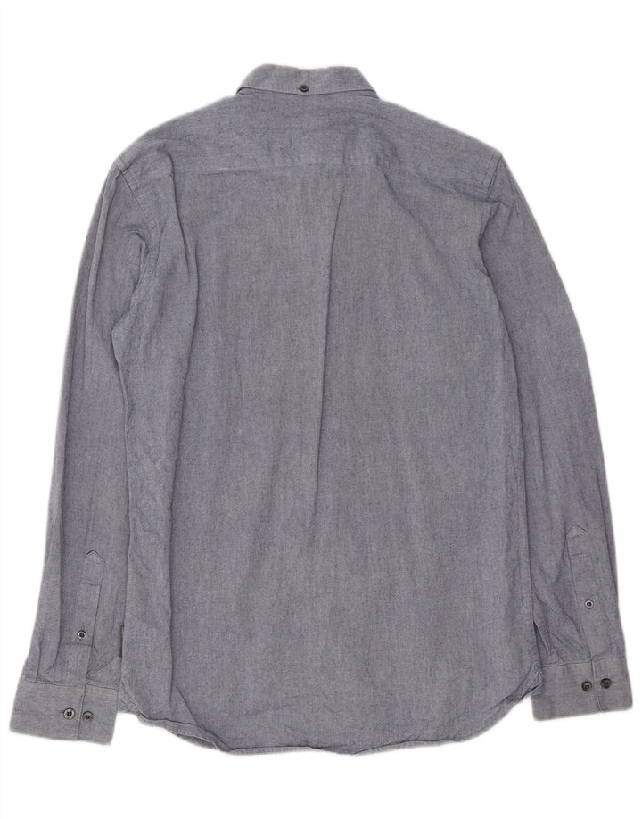 FRENCH CONNECTION Chemise Homme Petit Bleu Coton