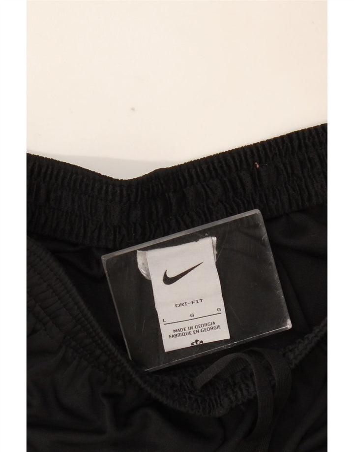 NIKE Pantalon de survêtement Dri Fit pour hommes, grand, noir, colour block