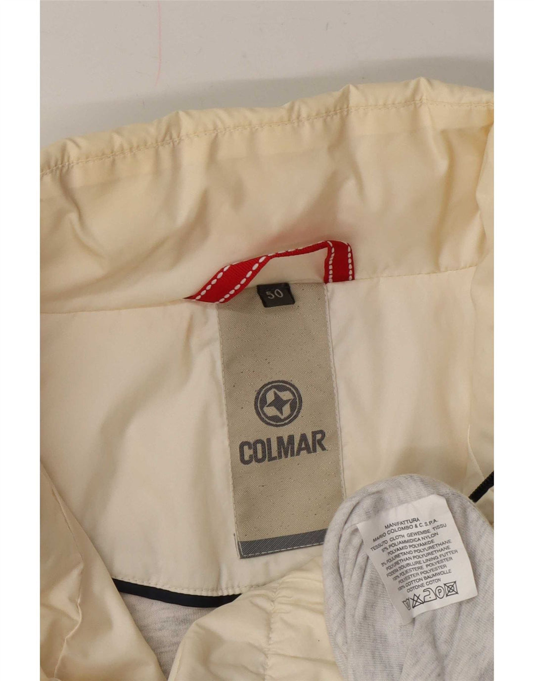 Colmar Veste De Pluie IT 50 Medium Off White Polyamide Homme