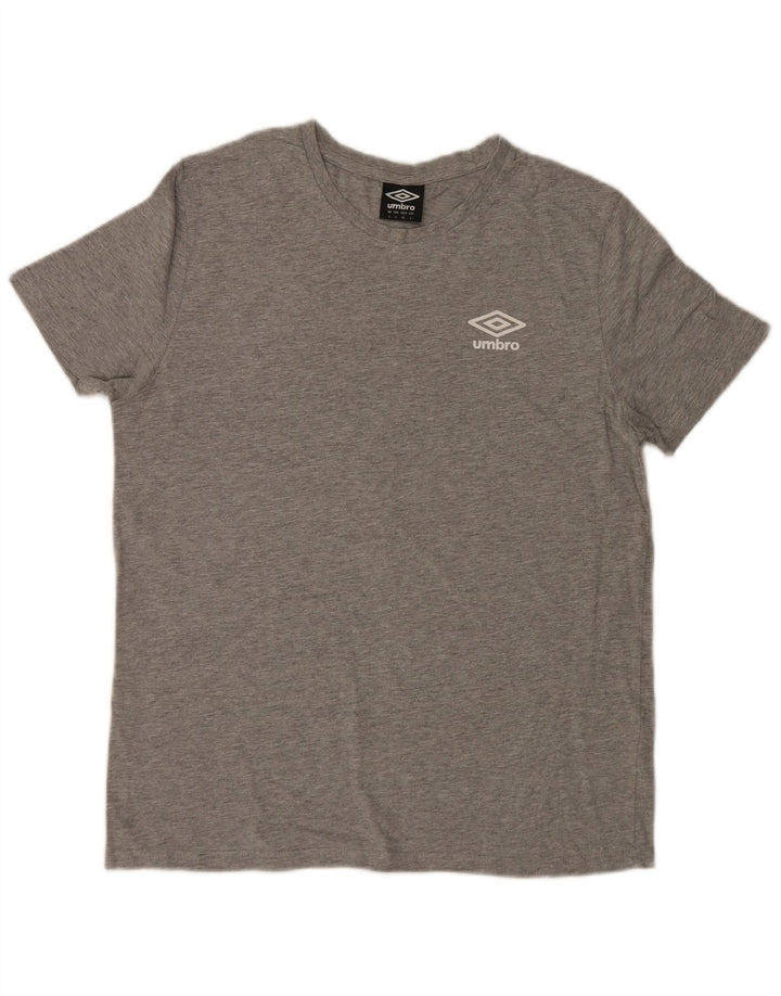 Umbro T-Shirt Homme Gris Large Coton