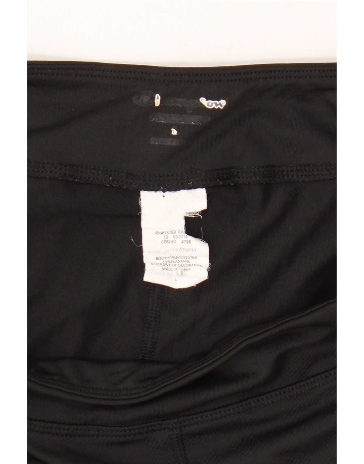 Champion Legging Capri Femme Large Noir Colorblock Polyester
