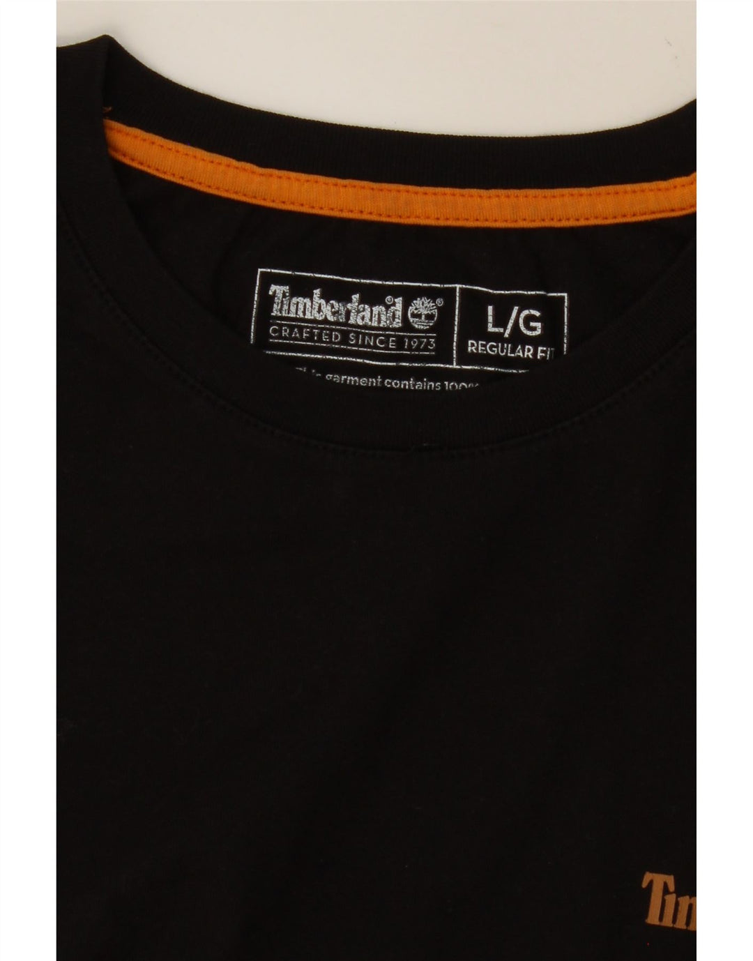 TIMBERLAND T-shirt coupe classique pour homme, grand, noir