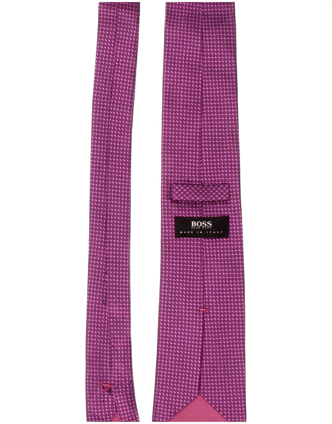 Hugo Boss Cravate pour homme Taille unique Violet tacheté classique