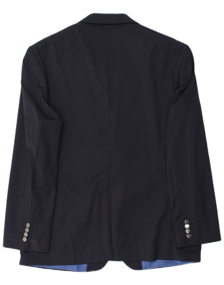 Marks & Spencer Veste blazer à 2 boutons pour homme UK 42 XL Bleu marine Polyester