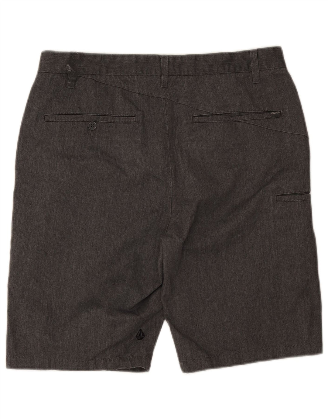 Volcom Short Chino Homme W34 Large Gris Moucheté Coton