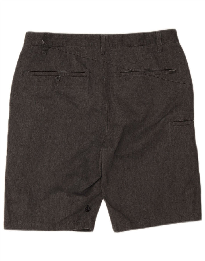 Volcom Short Chino Homme W34 Large Gris Moucheté Coton