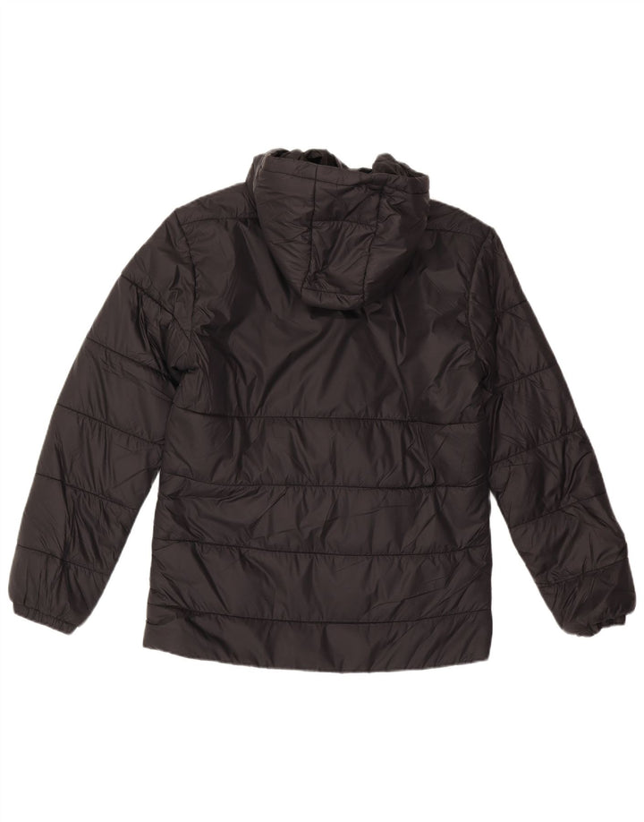 Puma Veste rembourrée à capuche pour homme UK 36 Small Noir Nylon