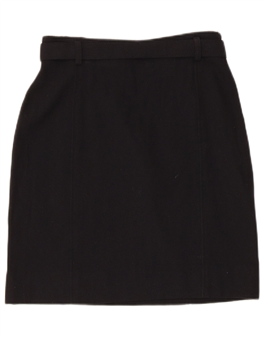 jupe droite femme vintage IT 42 Medium W26 Laine noire