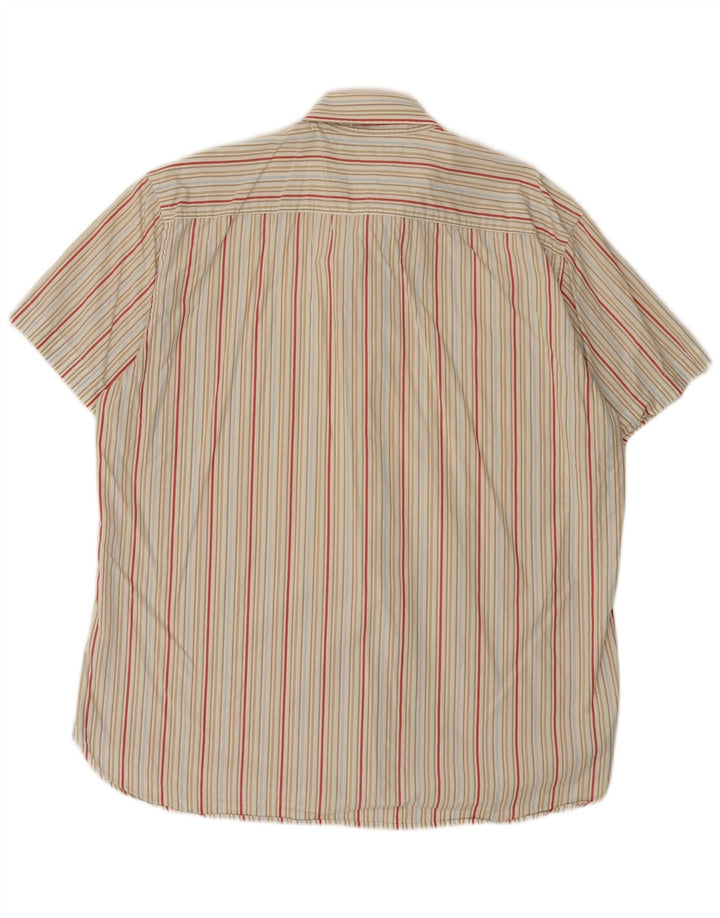Tommy Hilfiger Chemise à manches courtes XL pour homme à fines rayures multicolores