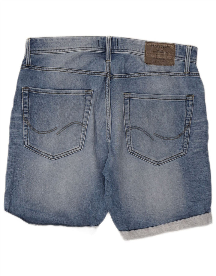Jack & Jones Short en Jean Regular Fit Homme Medium W32 Bleu Coton