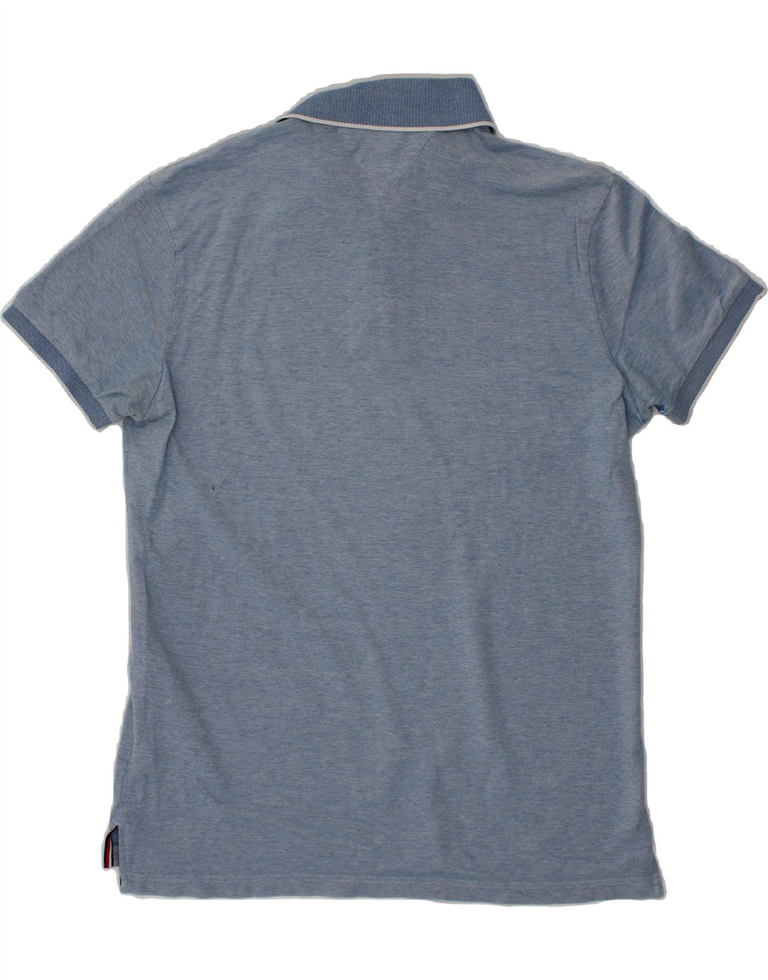 TOMMY HILFIGER Mens Regular Fit Polo Shirt Medium Blue Cotton Vintage Tommy Hilfiger and Second-Hand Tommy Hilfiger from Messina Hembry 