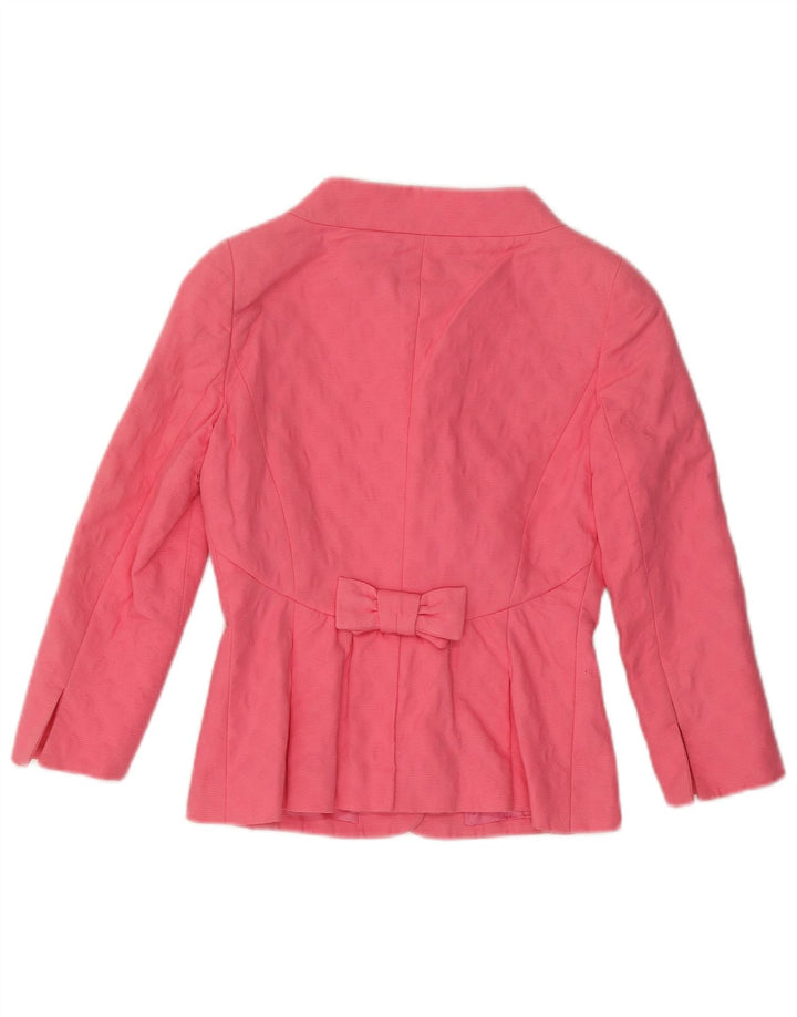 LUISA SPAGNOLI Veste blazer à manches 3/4 pour femme 5 boutons IT 40 Small Rose
