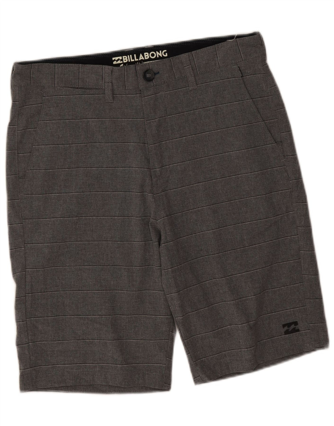 Billabong Short Chino Homme W31 Polyester Rayé Gris Moyen