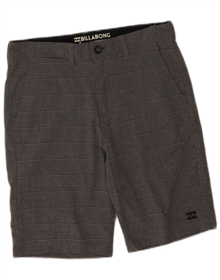 Billabong Short Chino Homme W31 Polyester Rayé Gris Moyen