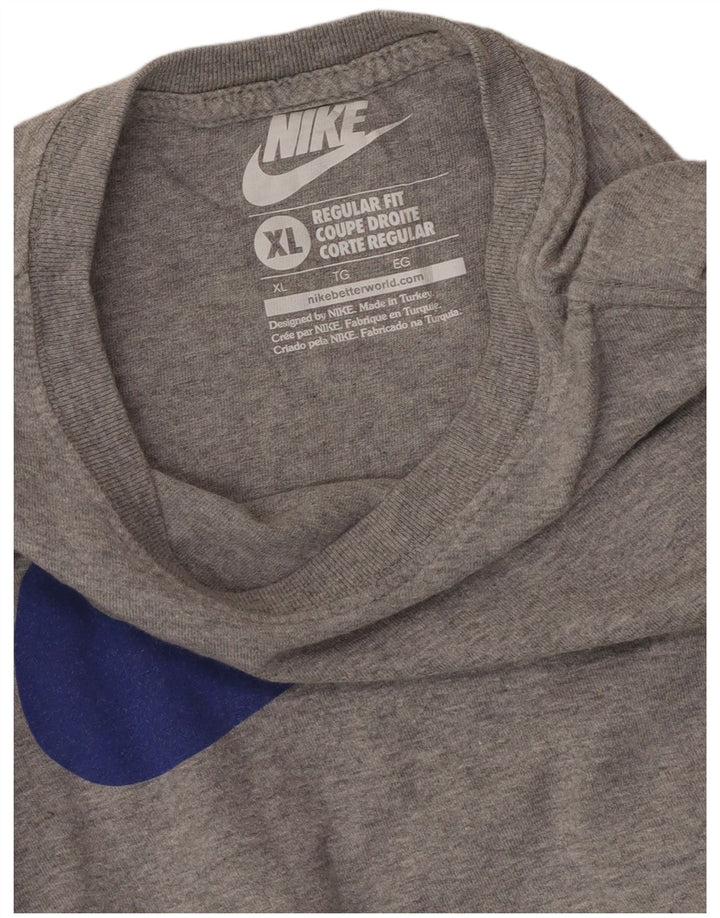 NIKE T-shirt graphique coupe régulière pour femme UK 18 XL Gris