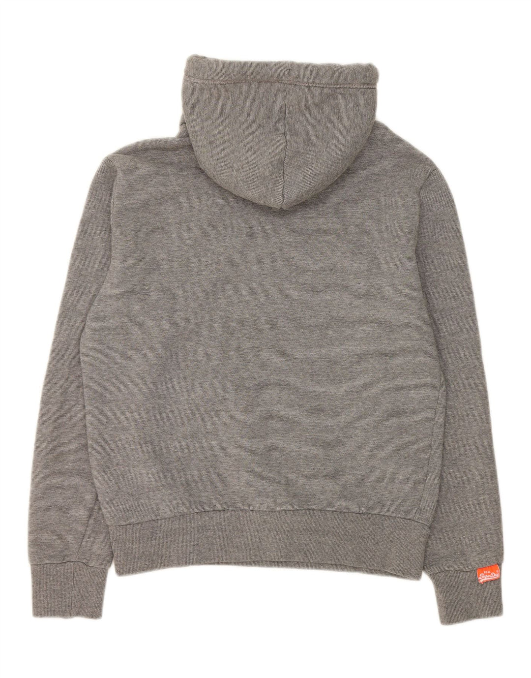 Superdry Pull à capuche en coton gris moyen pour homme