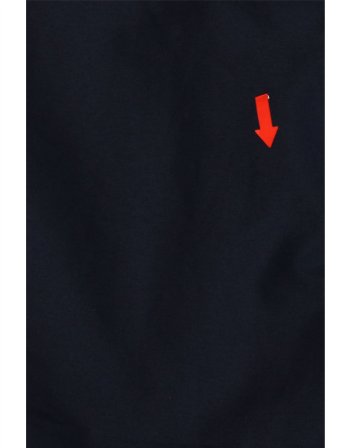 UMBERTO Mens Sweatshirt Jumper Small Navy Blue Polyester Vintage Umberto and Second-Hand Umberto from Messina Hembry 