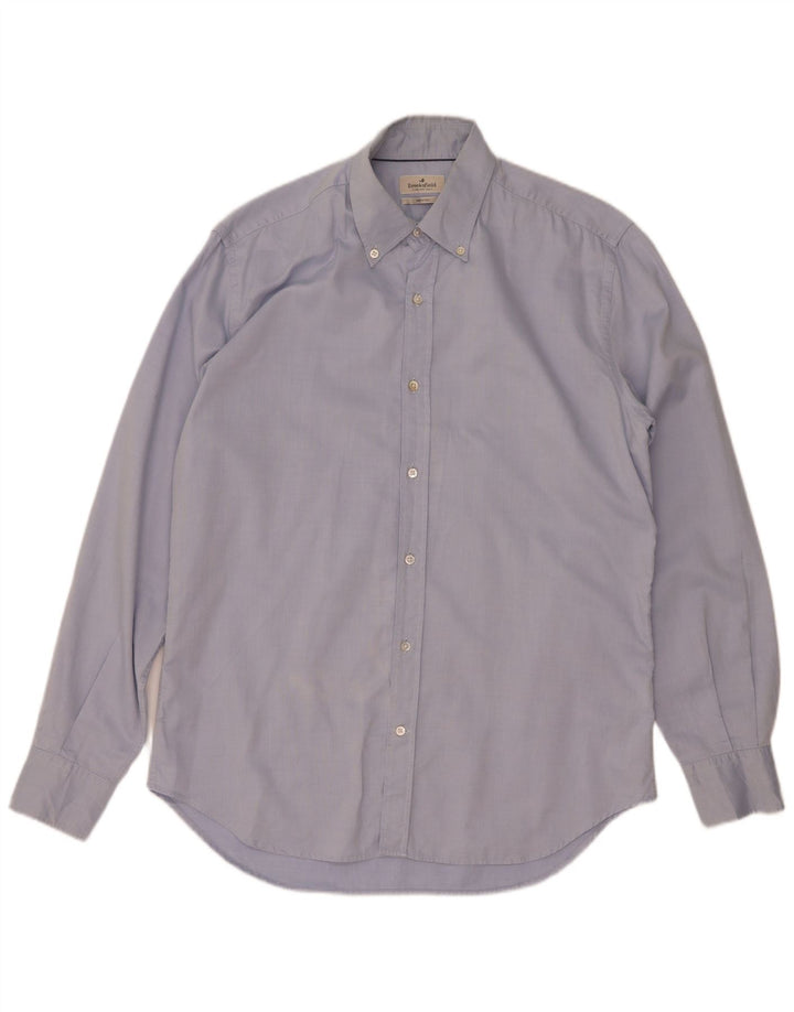 Brooksfield Chemise Homme Taille 41 Grand Coton Bleu