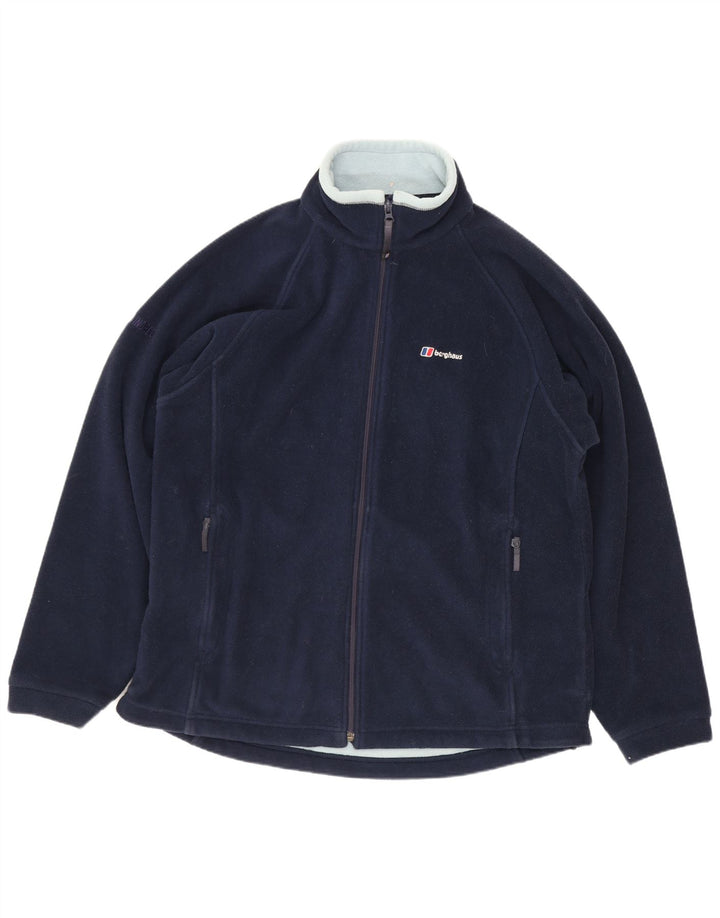 Berghaus Veste Polaire Femme UK 16 Large Bleu Marine Polyester