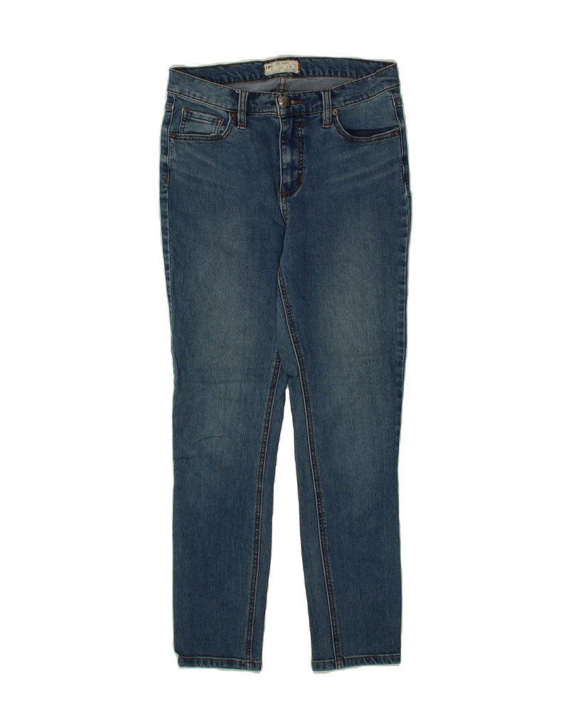 FREE PEOPLE Womens Slim Jeans W28 L28 Blue Cotton Vintage Free People and Second-Hand Free People from Messina Hembry 