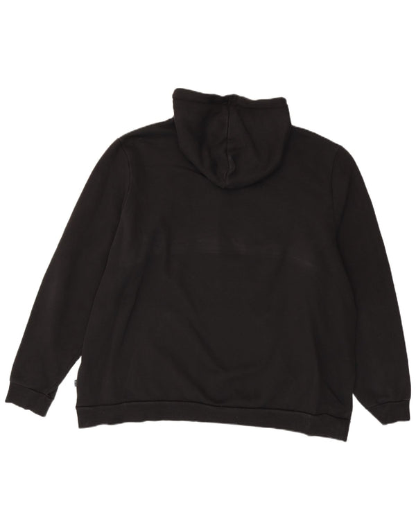Puma Pull à capuche graphique pour homme 3XL Noir Coton