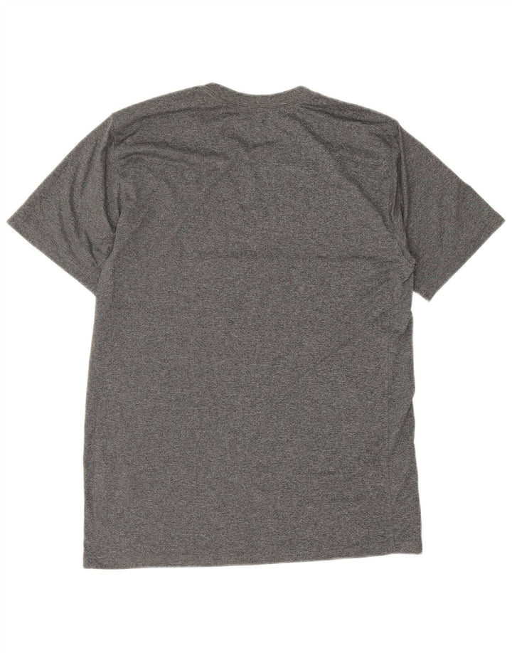 Nike Hommes Dri Fit T-Shirt Haut Large Gris Moucheté Polyester