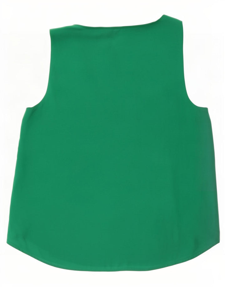 Oasis Débardeur Femme UK 16 Large Vert Polyester