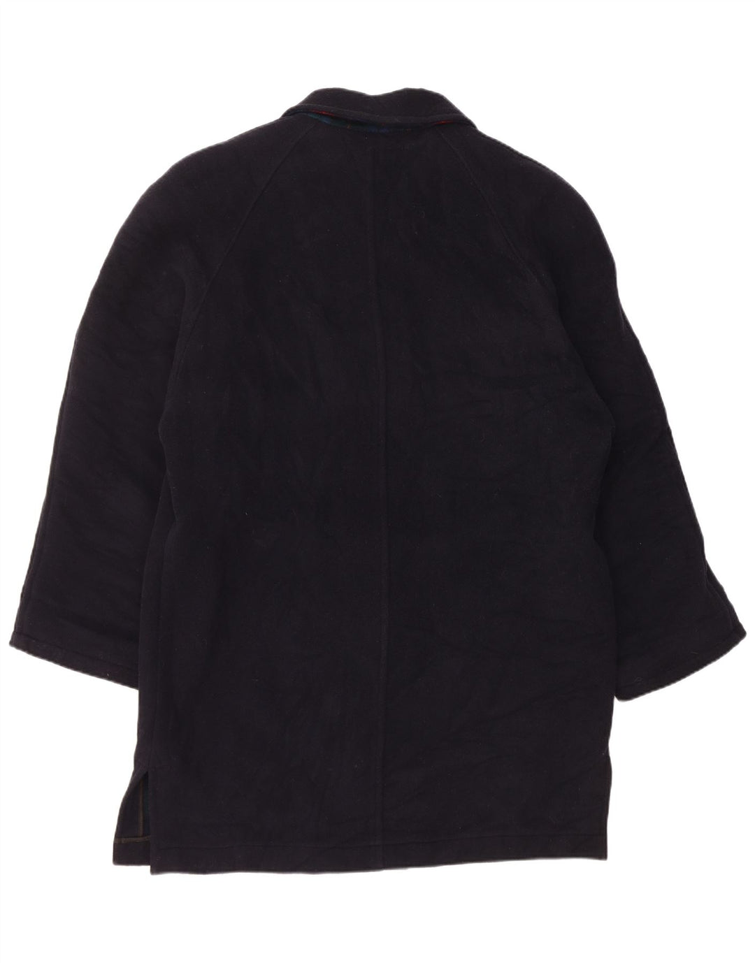 PIERRE CARDIN Manteau Homme UK 40 Large Bleu Marine Cachemire