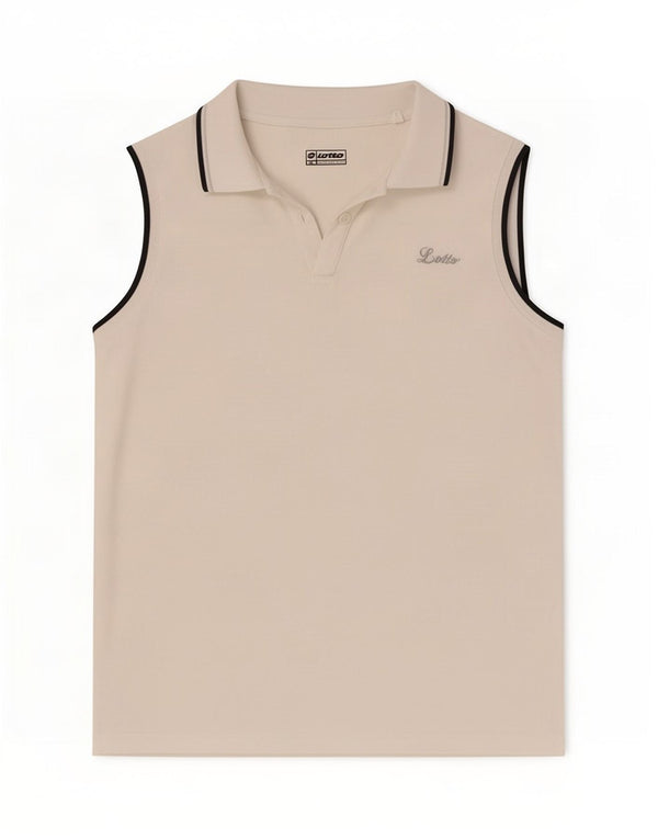 Lotto Polo sans manches pour femme UK 18 XL Blanc