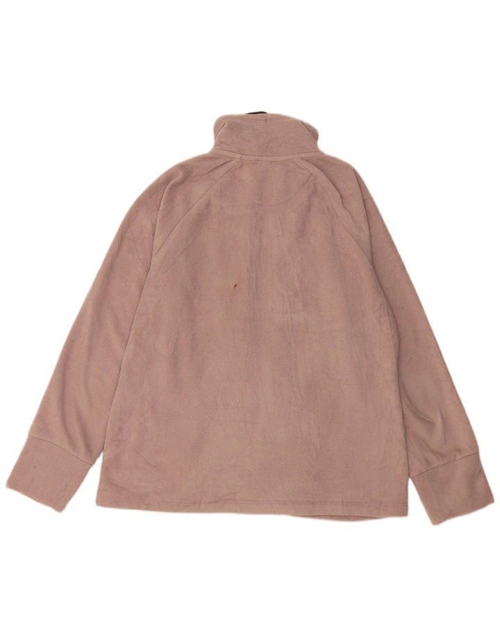 CALVIN KLEIN Veste polaire graphique pour femme UK 16 Large Rose Polyester