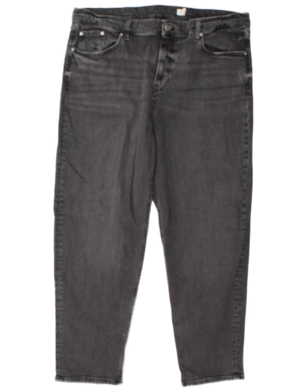 Marks & Spencer Jean fuselé pour femme UK 20 2XL W38 L29 Gris Coton