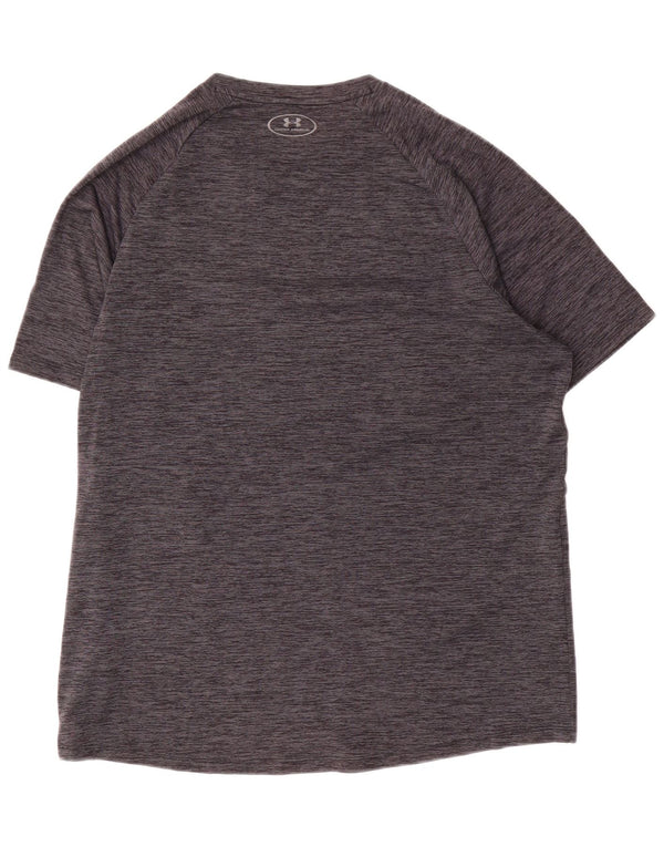 Under Armour T-Shirt Graphique Homme Large Gris Moucheté Polyester