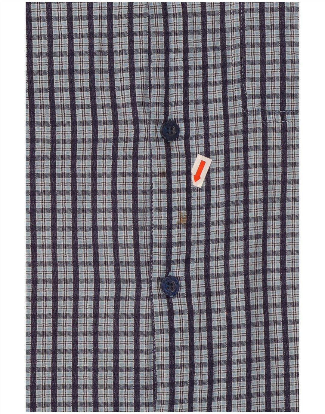 Mountain Warehouse Chemise à manches courtes pour homme à carreaux bleus