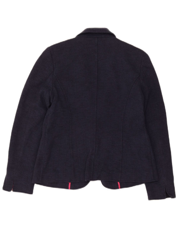 Joules Veste blazer à 1 bouton pour femme UK 14 Grand chevrons bleu marine