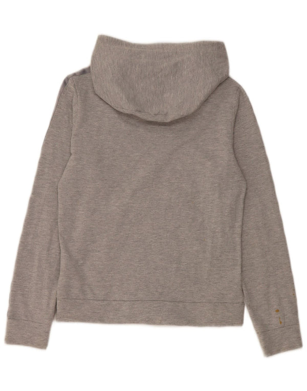 Adidas Pull à capuche pour femme UK 12 Gris moyen Coton