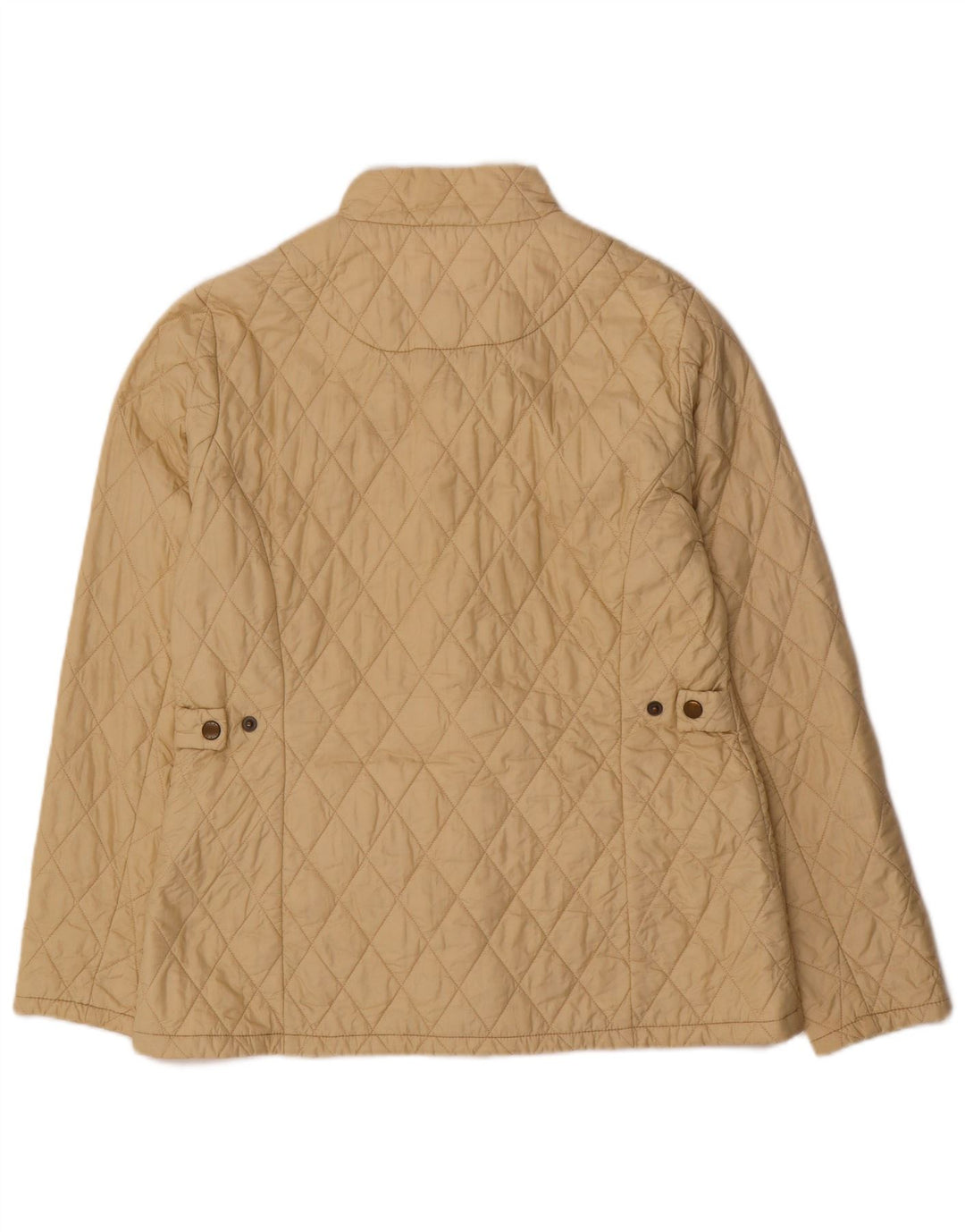 Barbour Veste matelassée pour femme UK 12 Medium Beige Polyamide